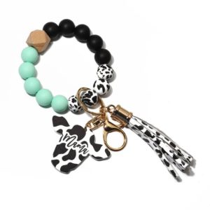 Cow design keychain